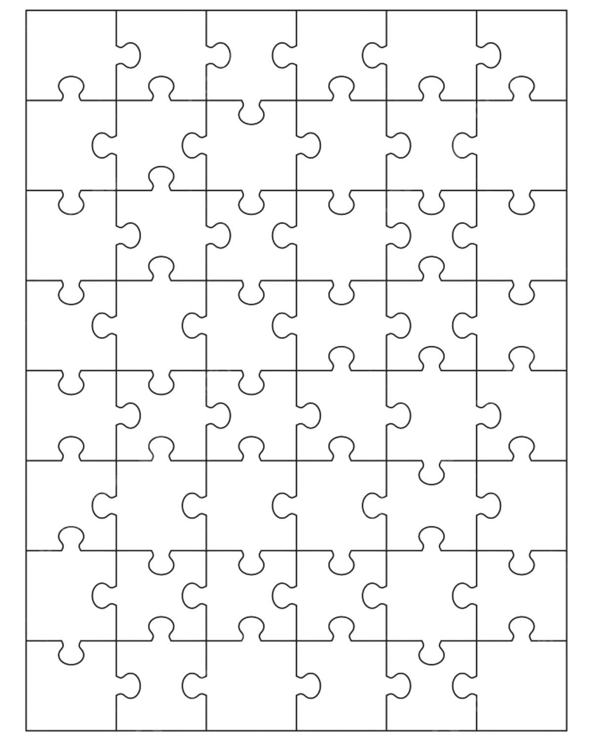 Jigsaw Puzzle Vector Hd Images Big White Puzzle Template Jigsaw Print Element Artwork PNG Image For Free Download