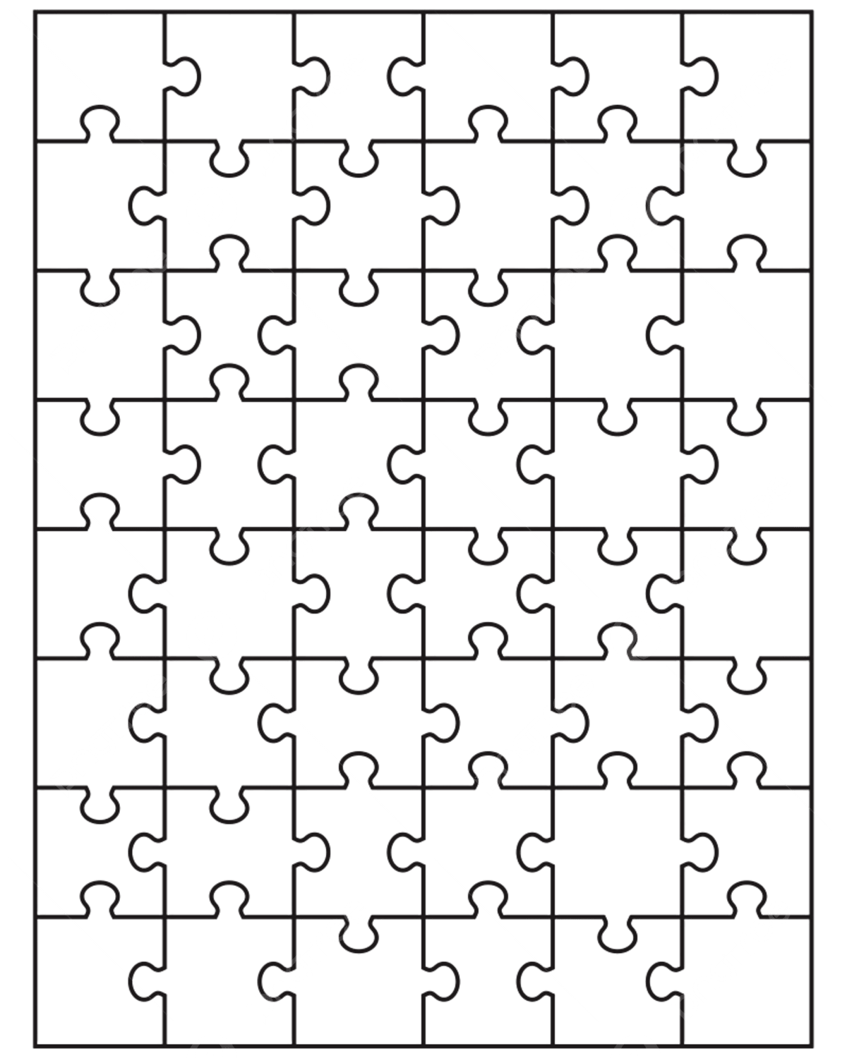 Jigsaw Puzzle Vector Hd Images White Puzzle Template Jigsaw Design Geometric Tiled Symbol PNG Image For Free Download