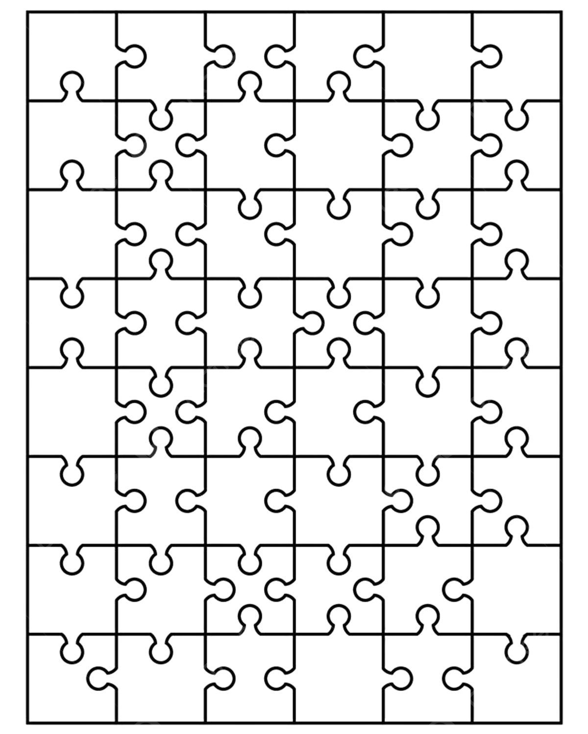 Jigsaw Puzzle Vector Hd PNG Images White Jigsaw Puzzle Template 