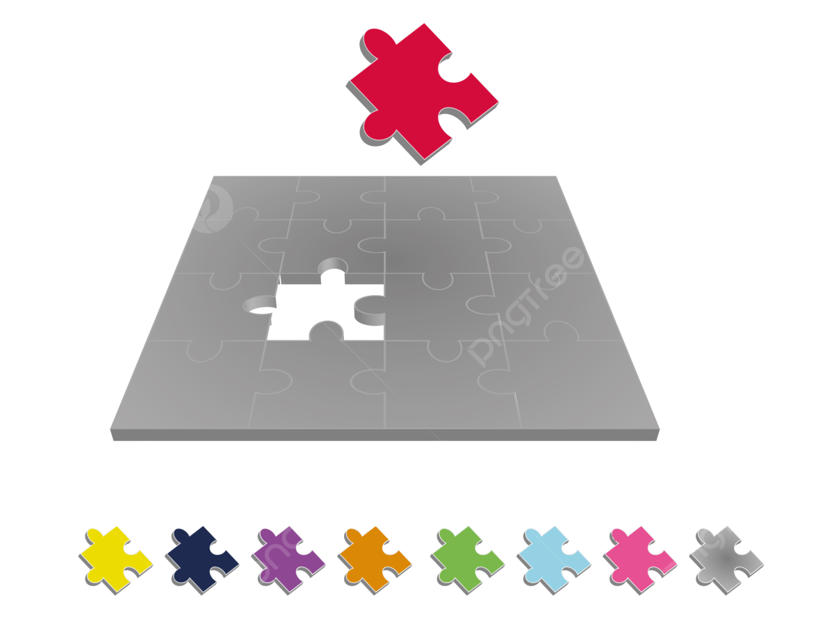 puzzle with missing peices template for ppt