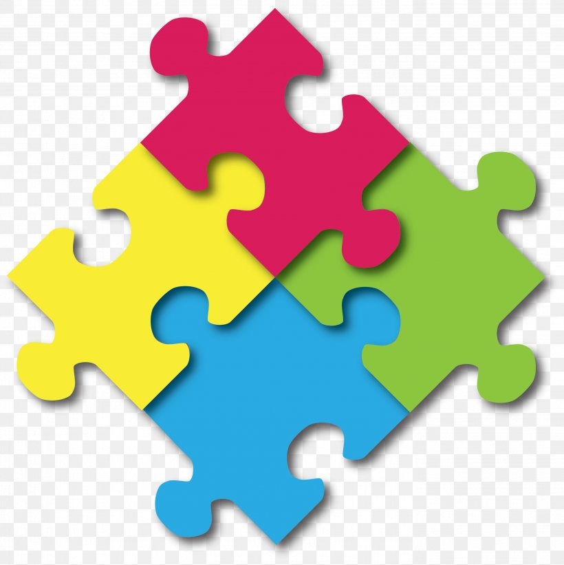 Jigsaw Puzzles Presentation Slide Diagram PNG