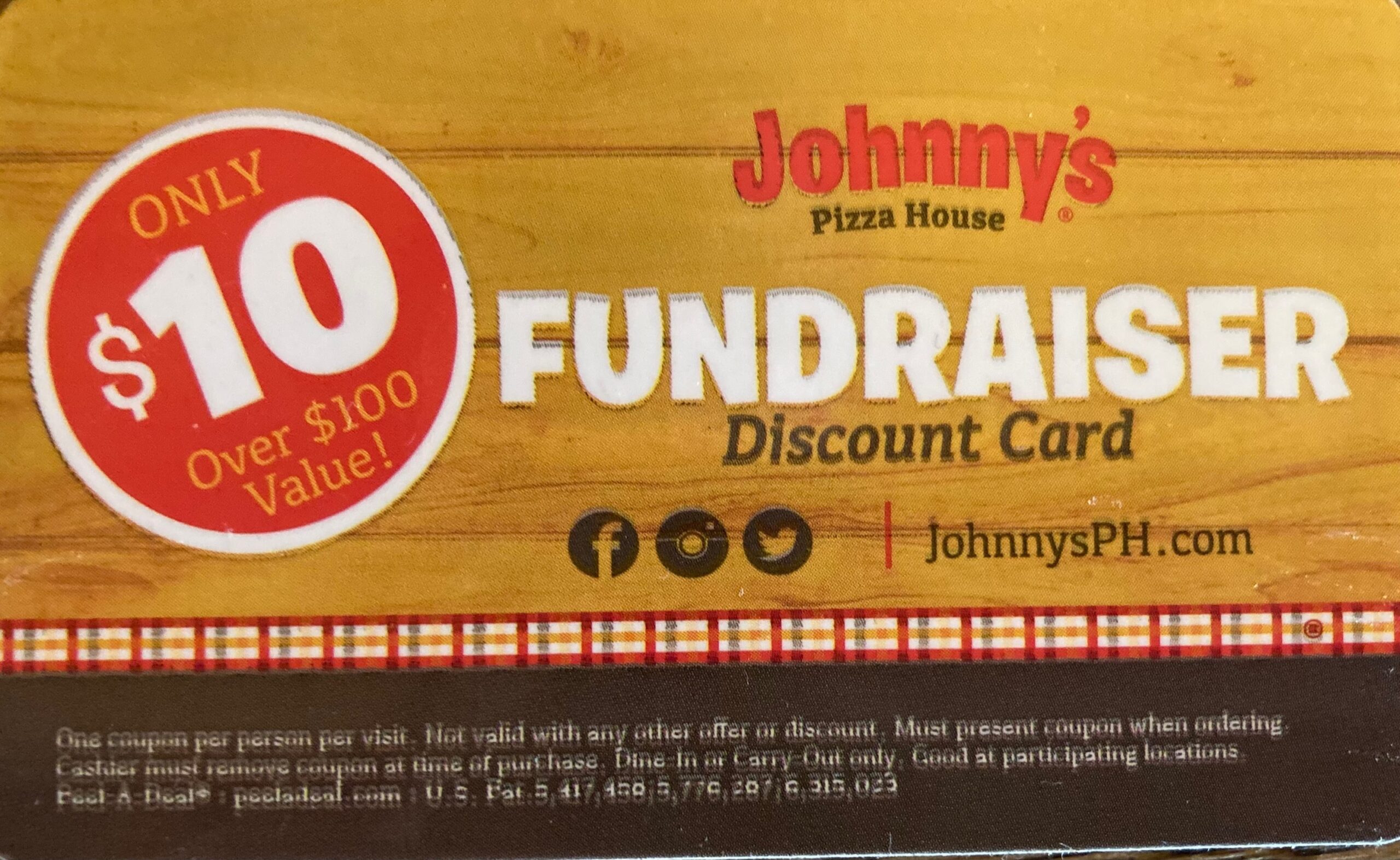 Johnny s Pizza Discount Card Fundraiser Autism Society Of No