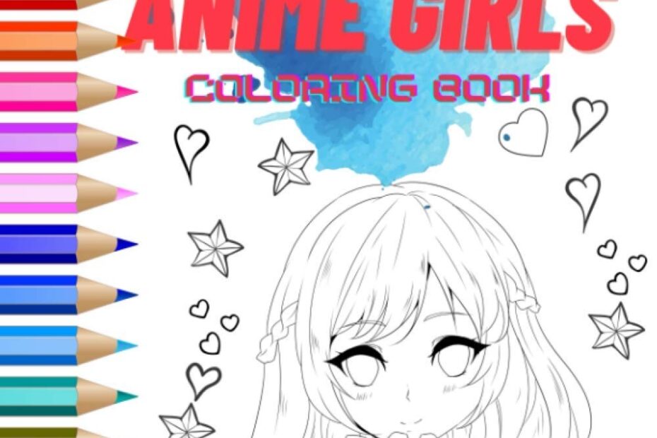 Kawaii Anime Girls Coloring Book For Teens And Indonesia Ubuy