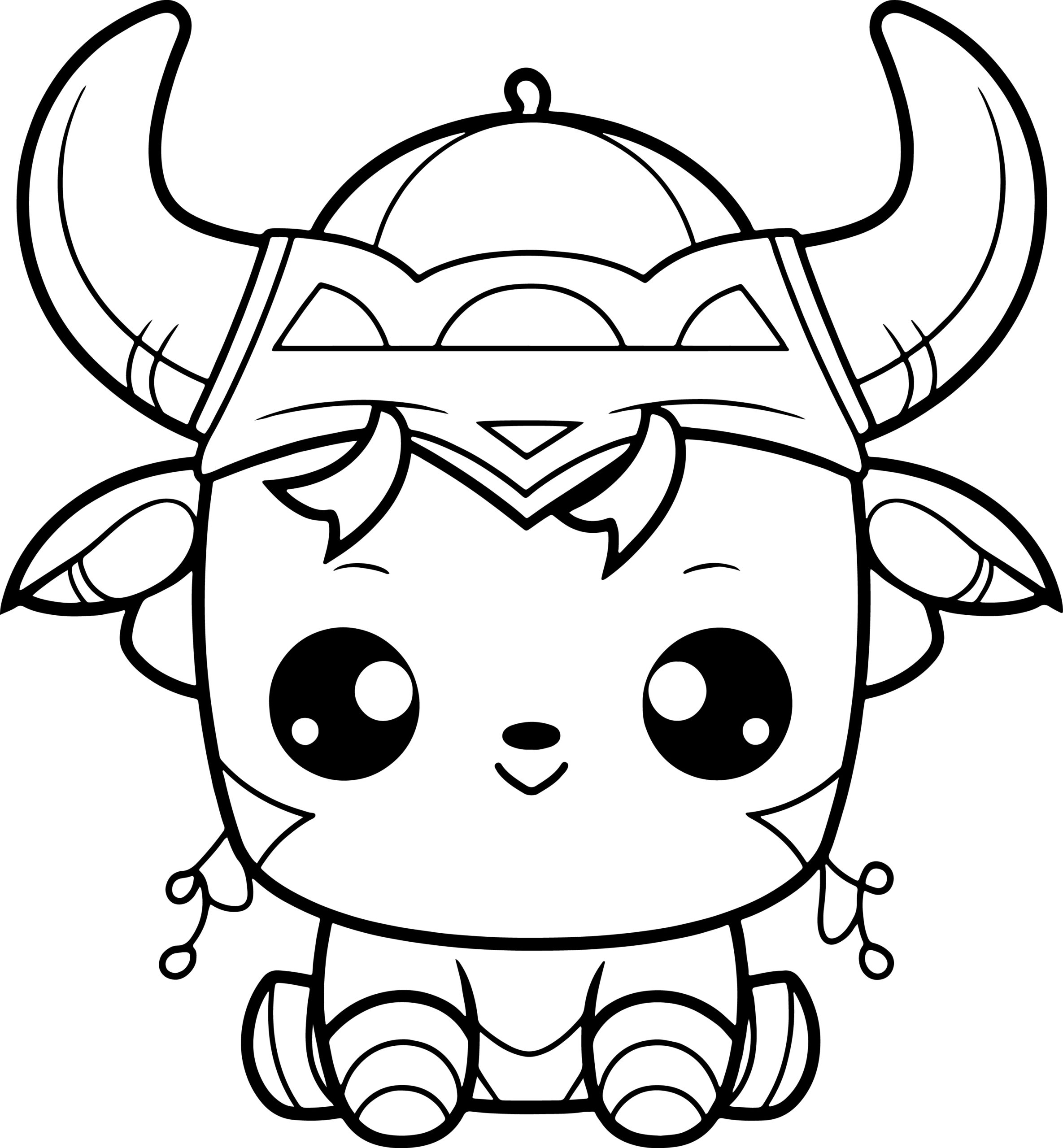 Kawaii Coloring Book Cute And Easy Coloring Pages With Kawaii Animals