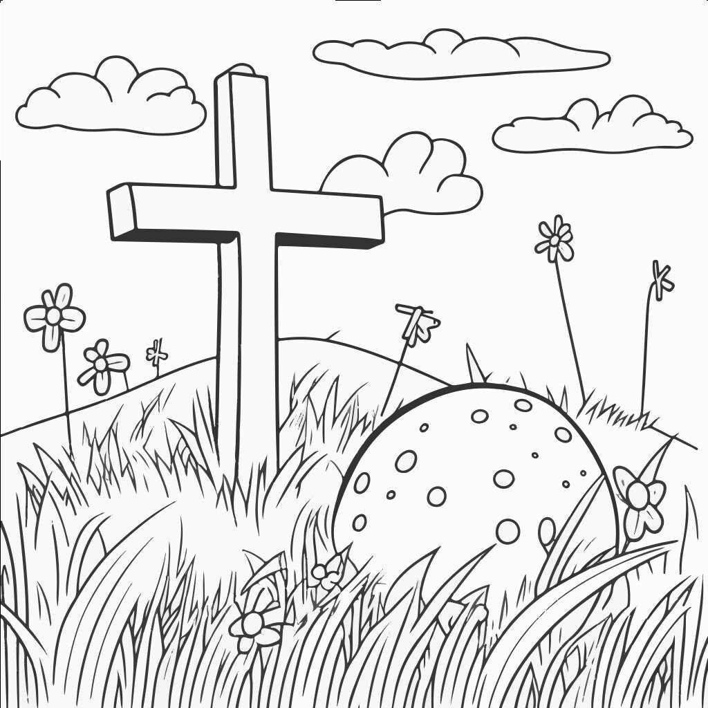 pictures of easter to color