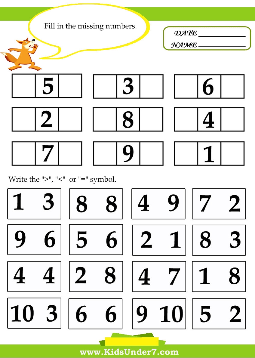 math worksheets 4 kids
