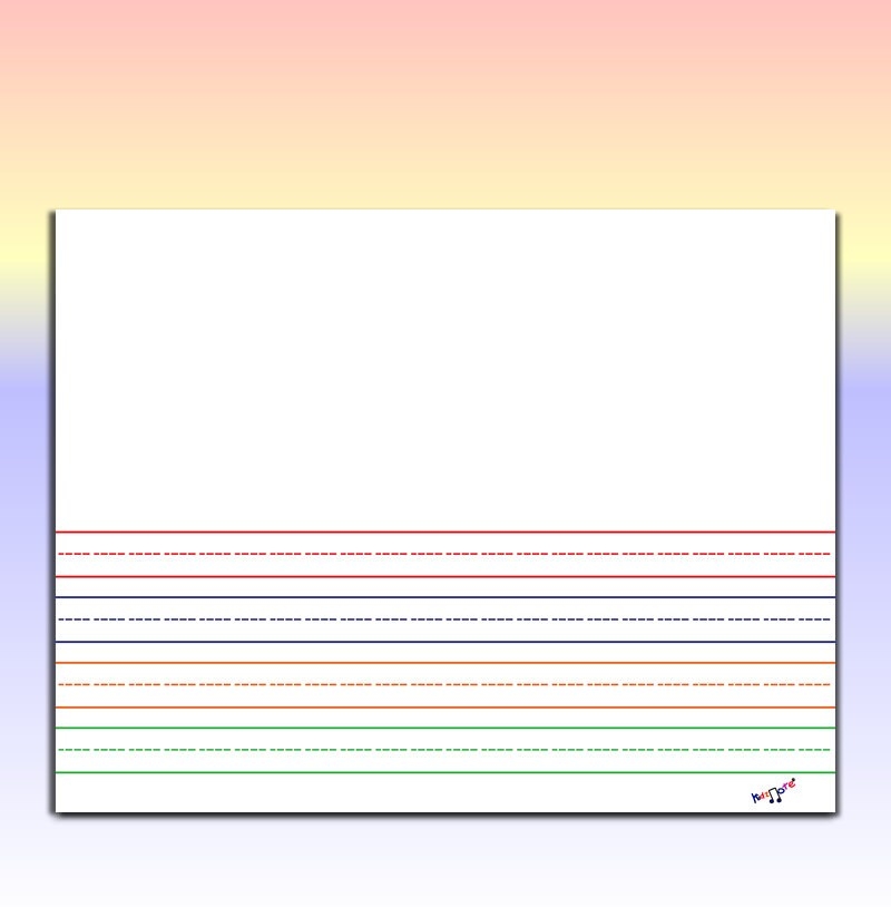 printable kindergarten writing paper