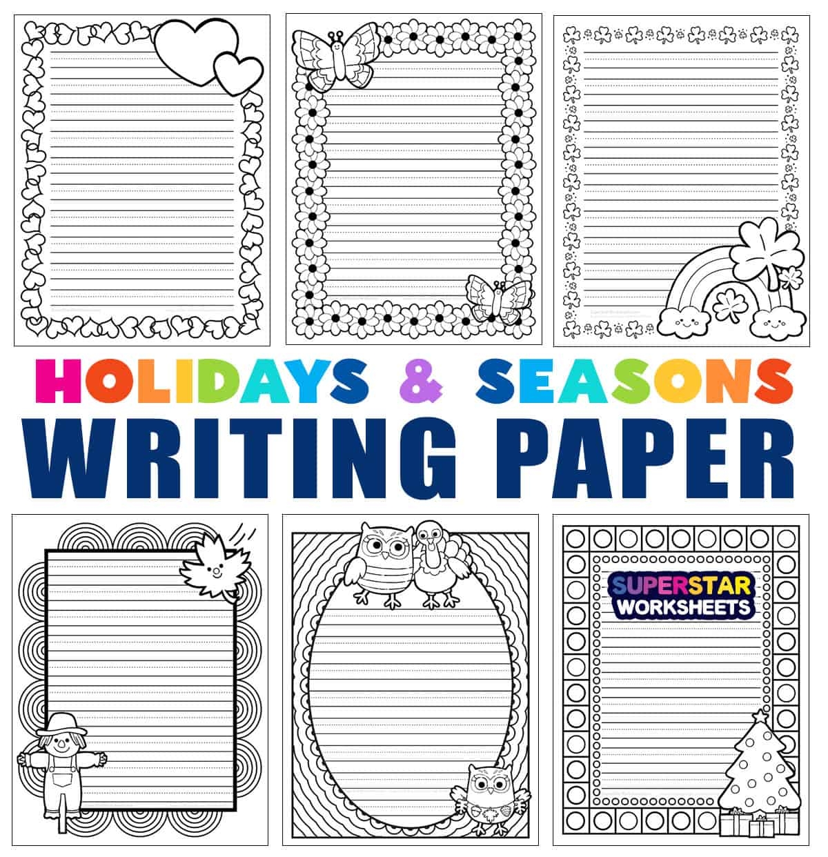 printable lined paper for learning to write