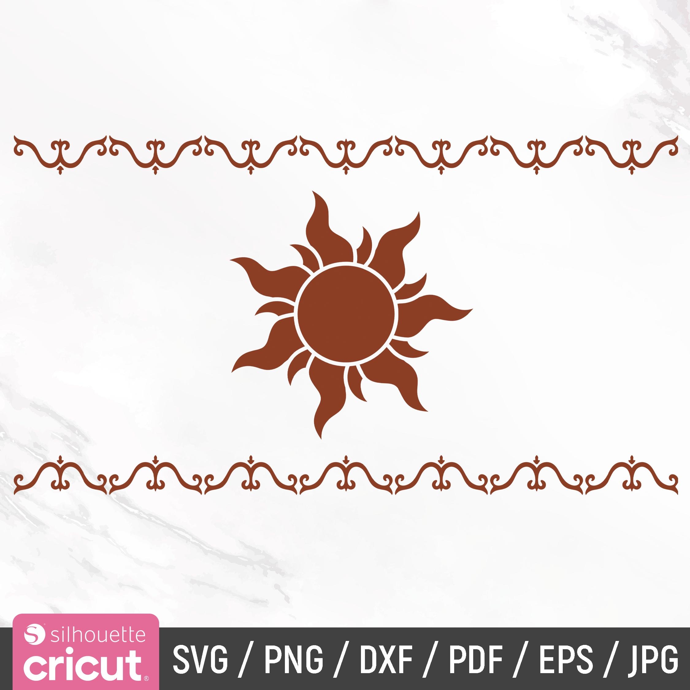 printable tangled lantern template