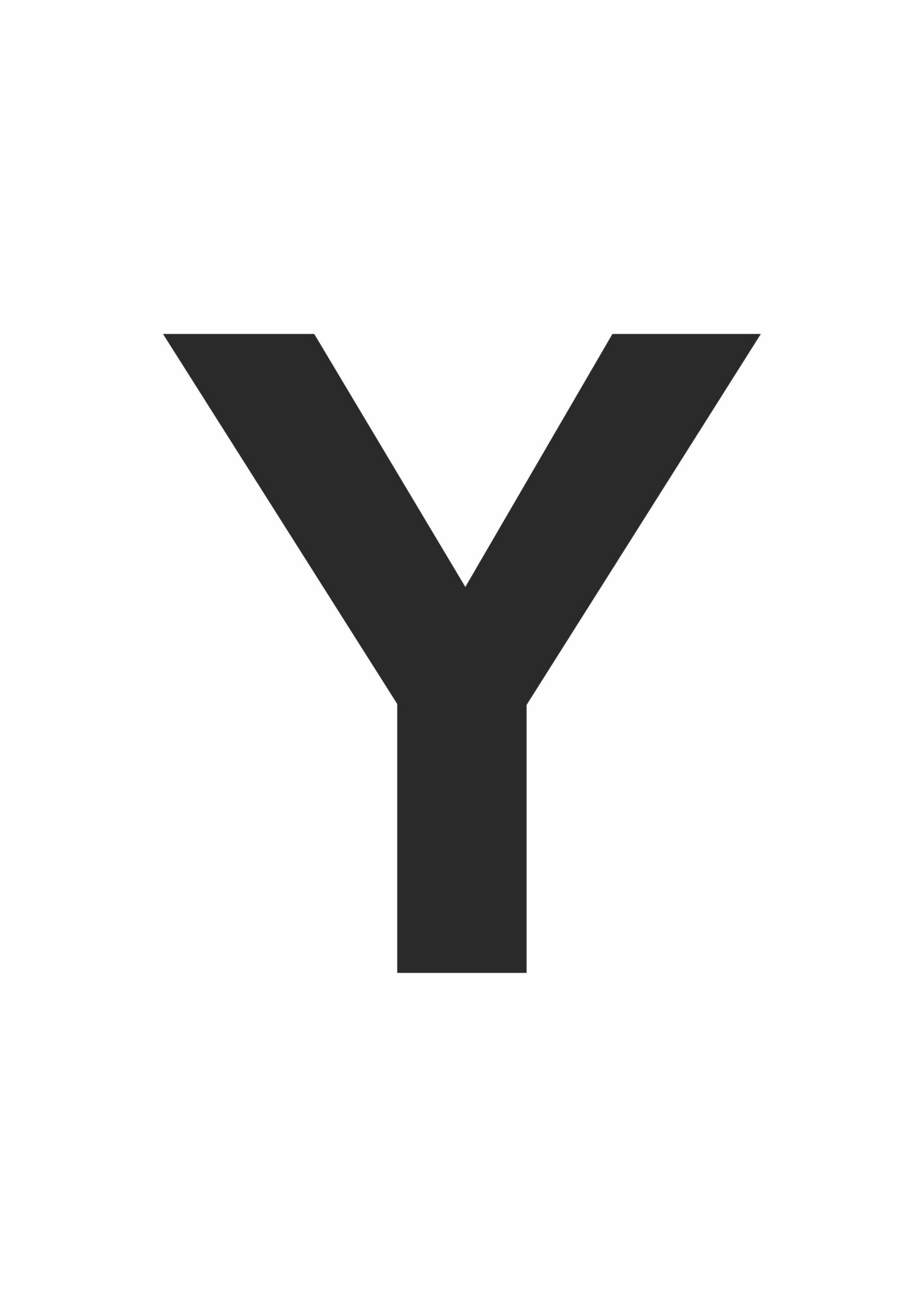 Large Printable Letter Y Free Printables