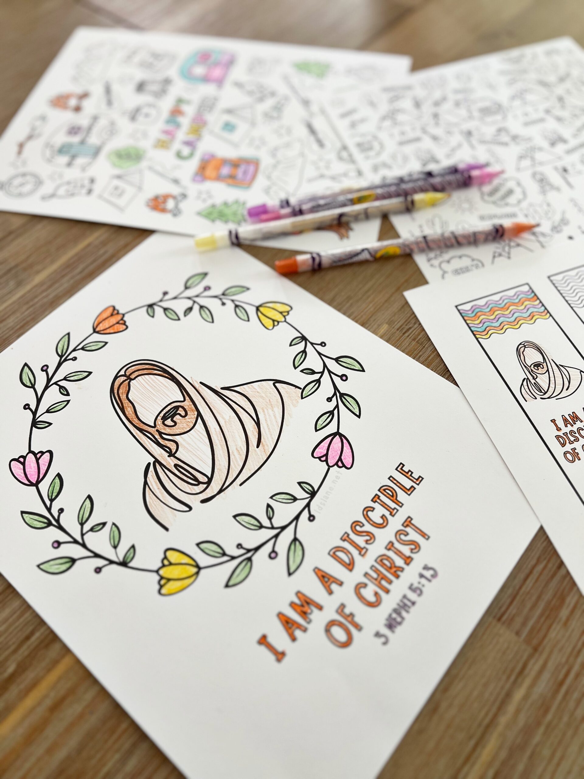 lds coloring pictures