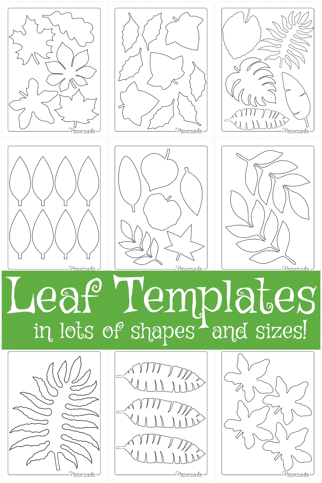 macrame leaf template printable