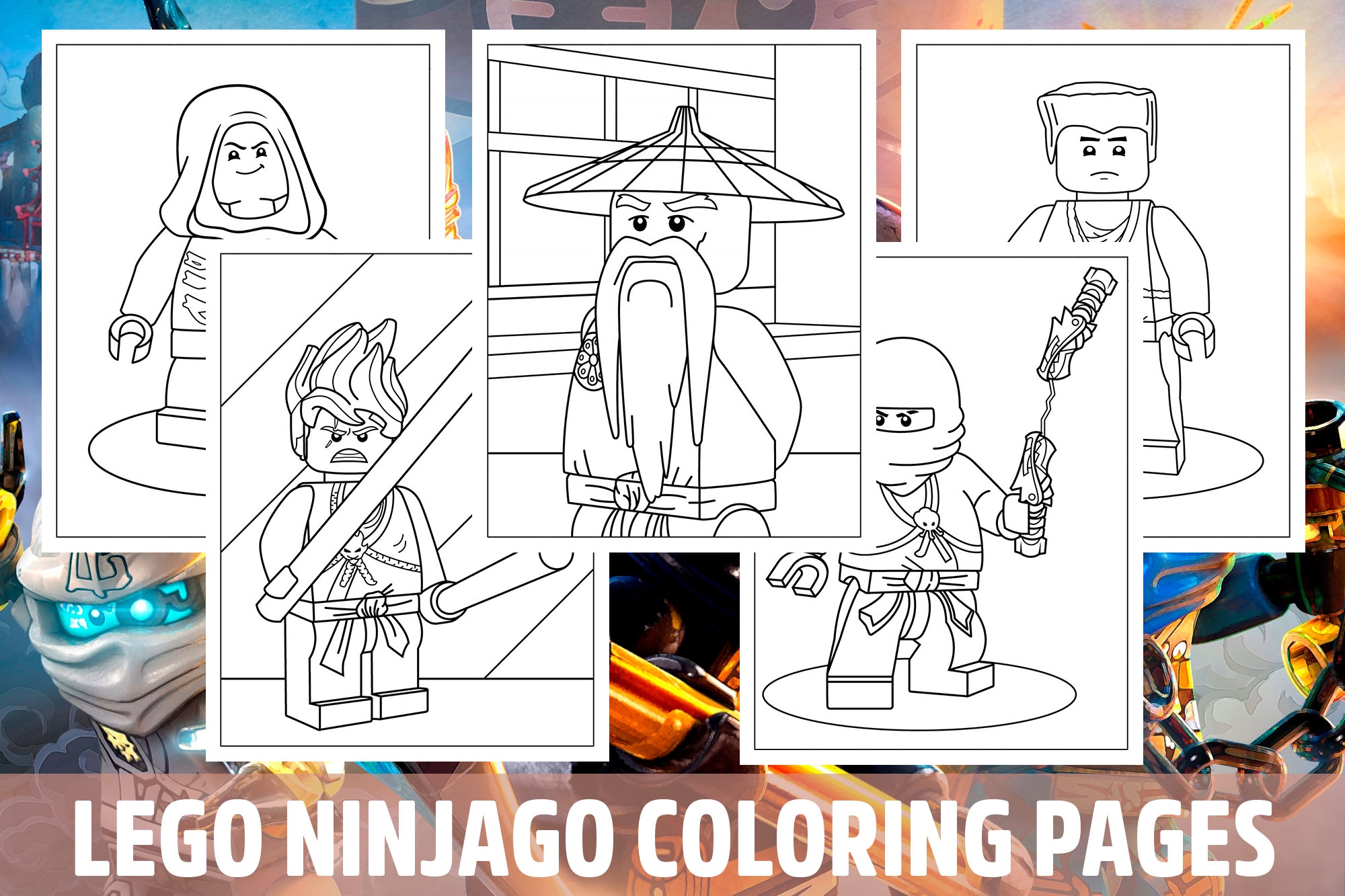 ninjago printable coloring pages