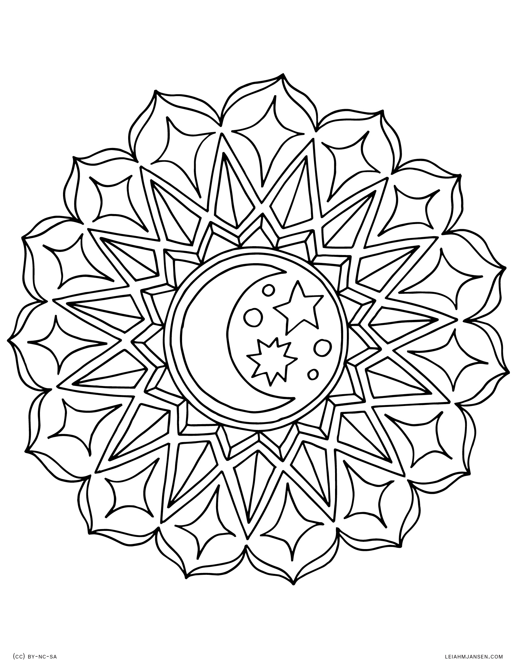 mandala printable coloring pages