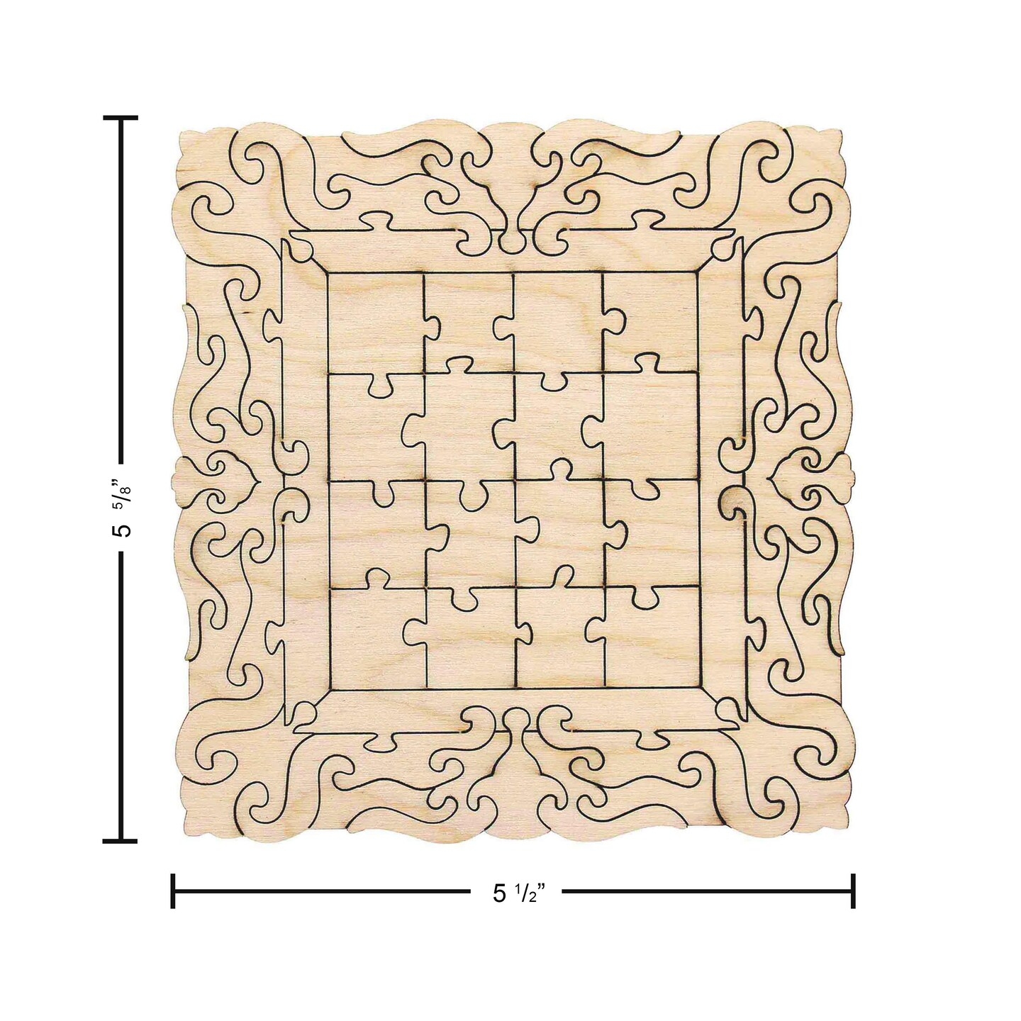 50 piece jigsaw puzzle template