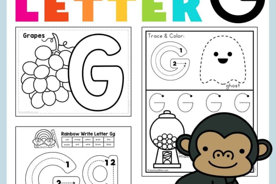 Letter G Preschool Printables Preschool Mom