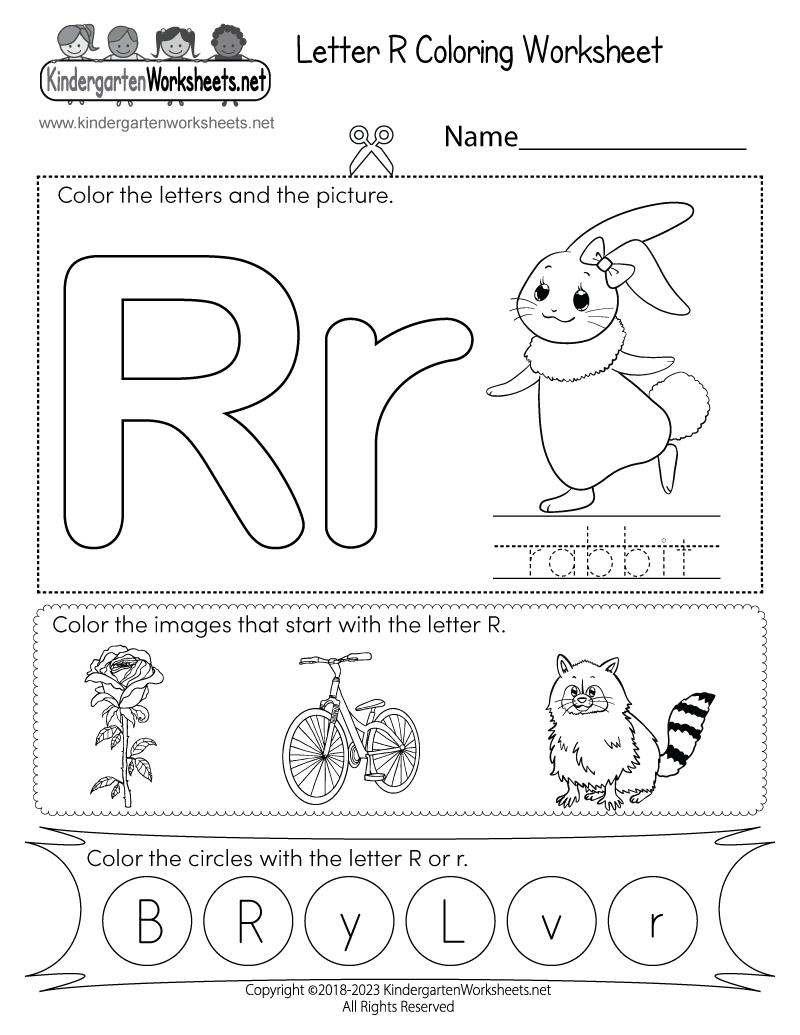 free printable worksheets for kindergarten pdf
