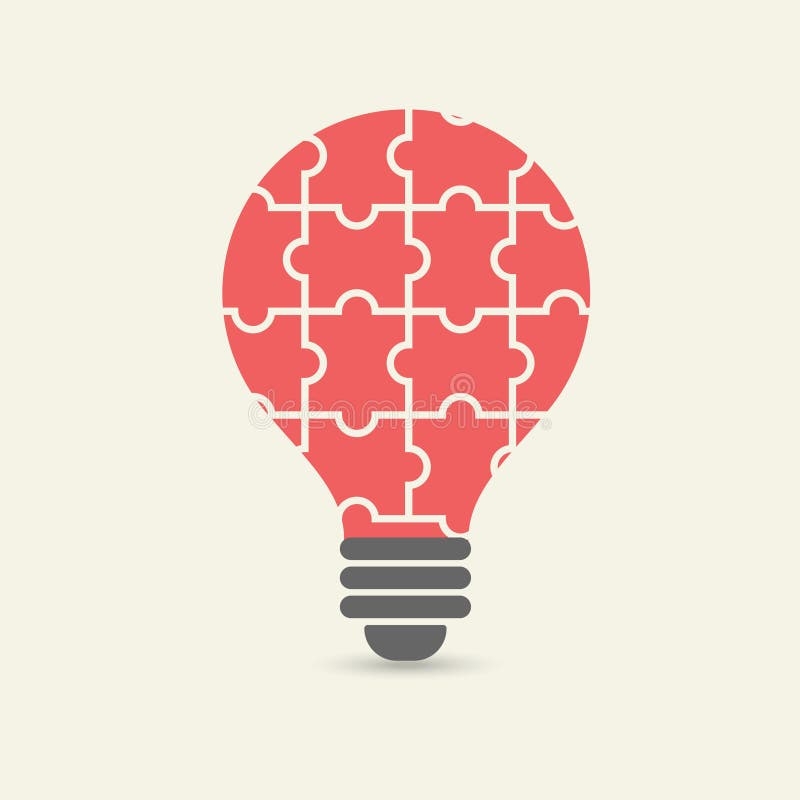 Light Bulb Infographic Puzzle Stock Illustrations 620 Light Bulb 