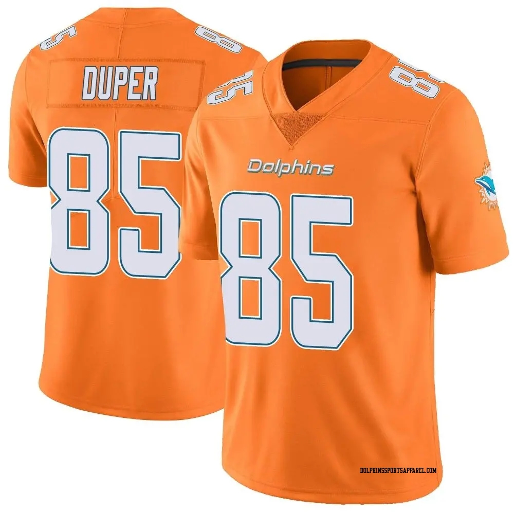 Limited Orange Youth Mark Duper Miami Dolphins Color Rush Jersey 