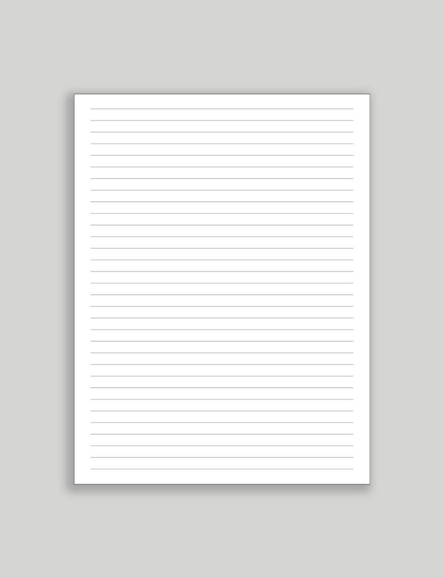 lined paper printable free