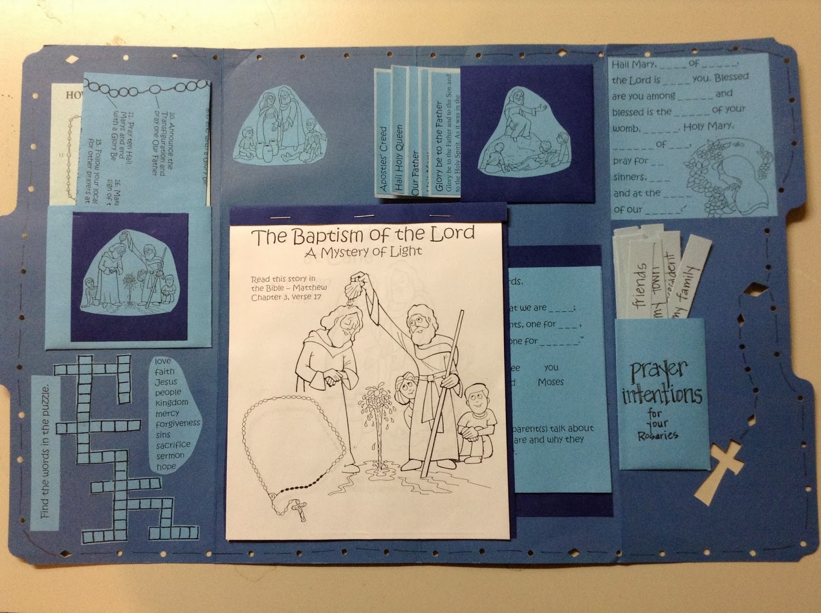 puzzle lapbook templates