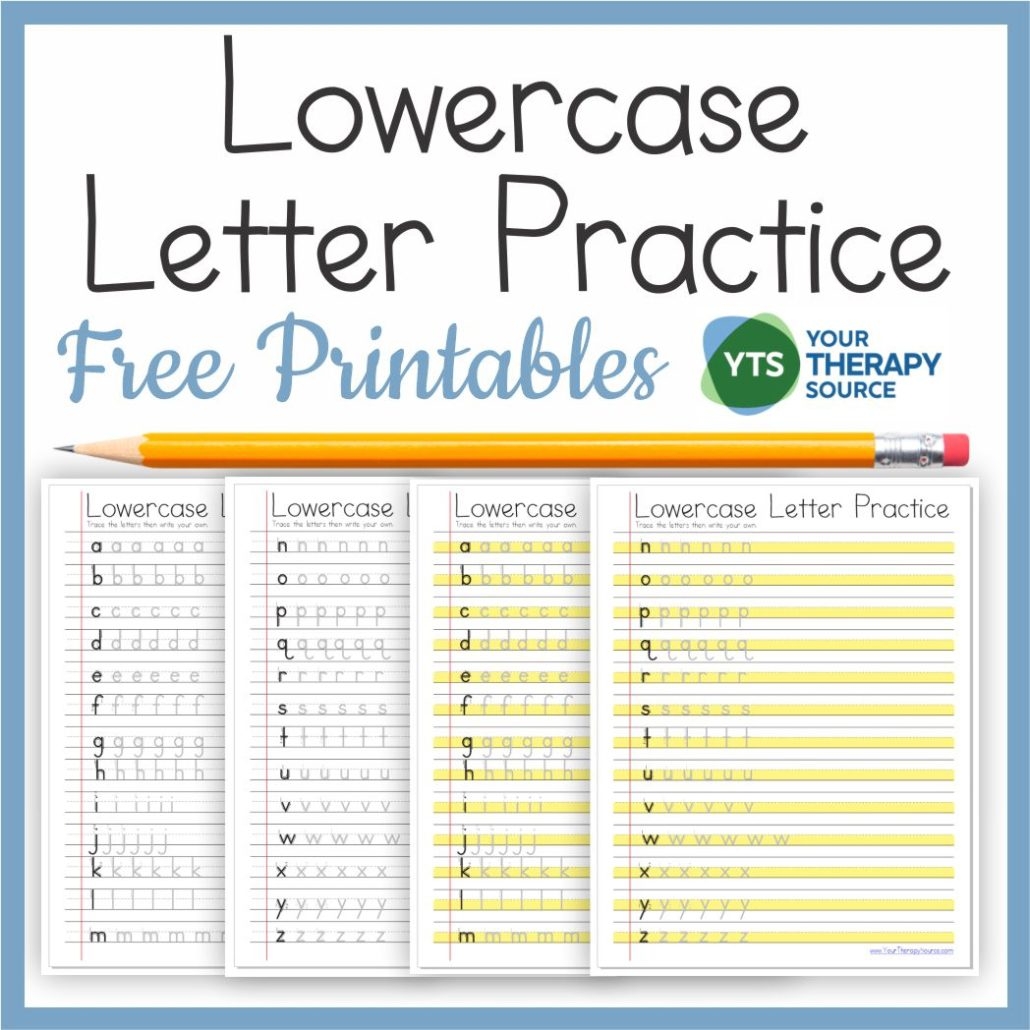 lowercase alphabet worksheets