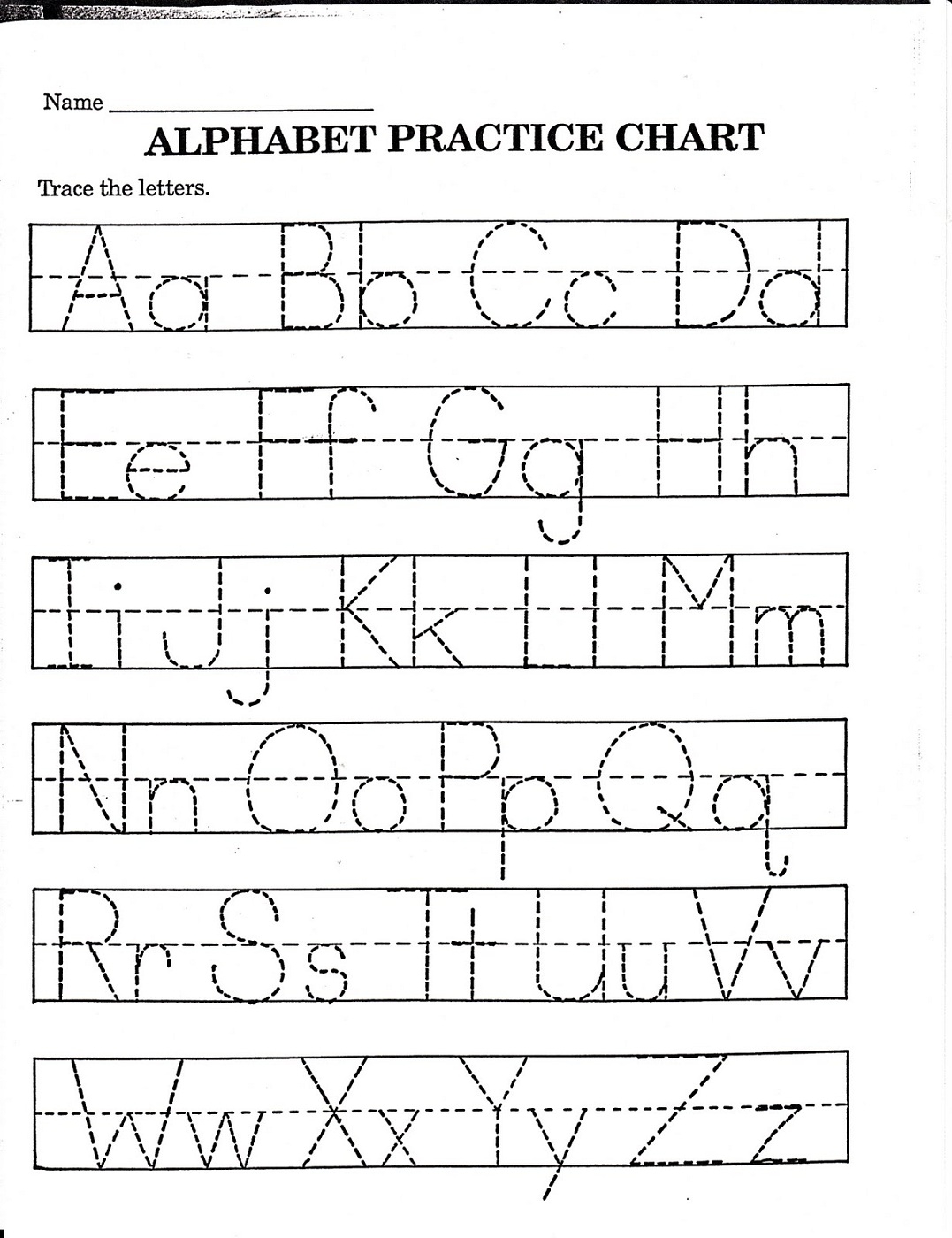 abc writing worksheet