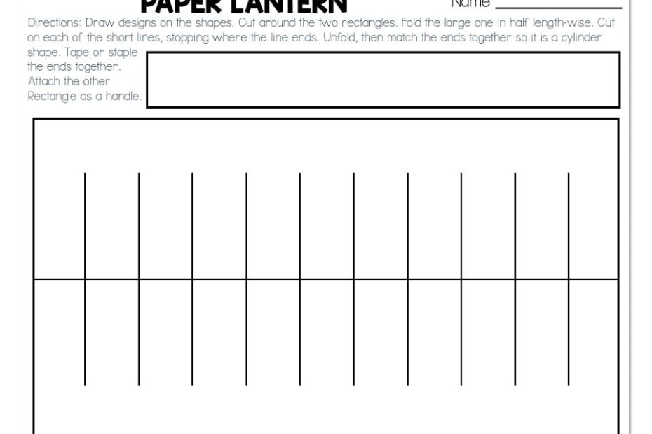 Lunar New Year Printable Chinese Paper Lantern Lucky Little