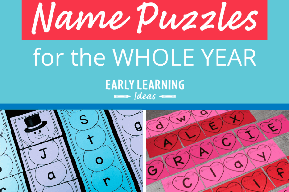 Make Custom Printable Name Puzzles For The Whole Year