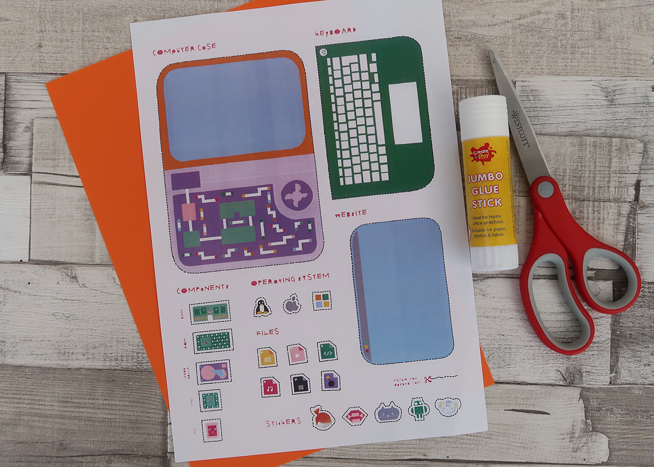 Make My First Paper Computer With Hello Ruby Tech Age Kids Technology For Children