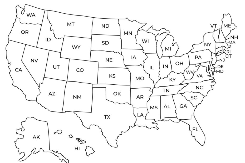 Map Of USA Printable USA Map Printable Printable Usa Map Usa