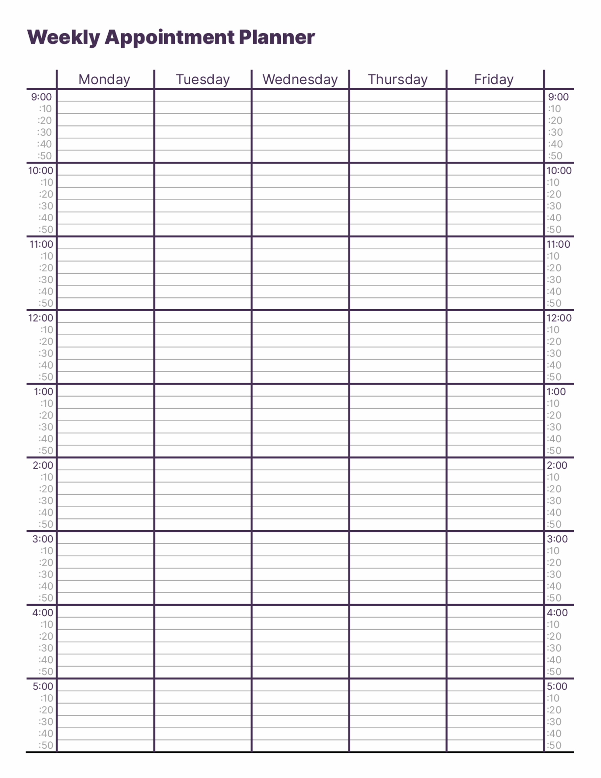 Mastering Scheduling In 2024 Weekly Planner Templates For Small 