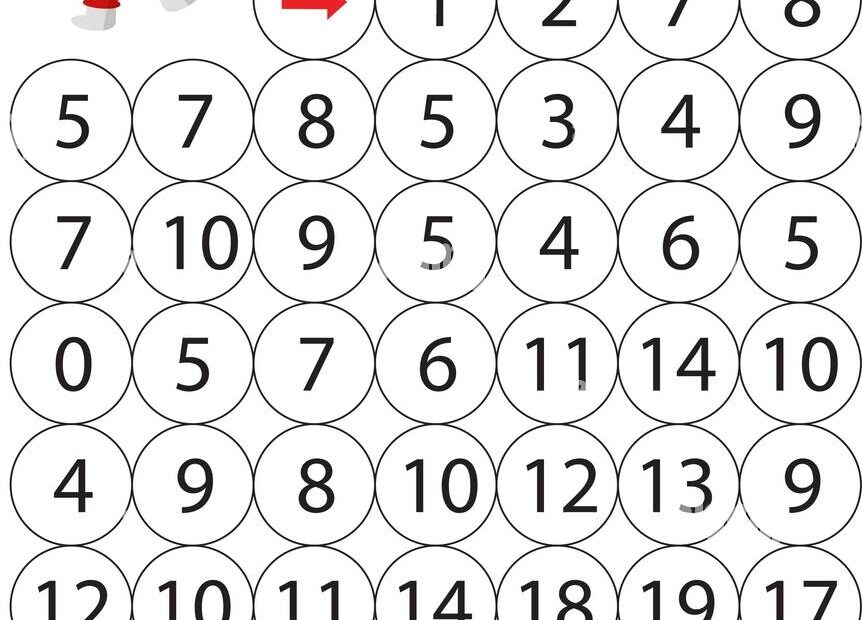 Math Maze With Astronaut And Rocket Count To 16 Printable Game For Kids Stock Vector Image U0026 Art Alamy