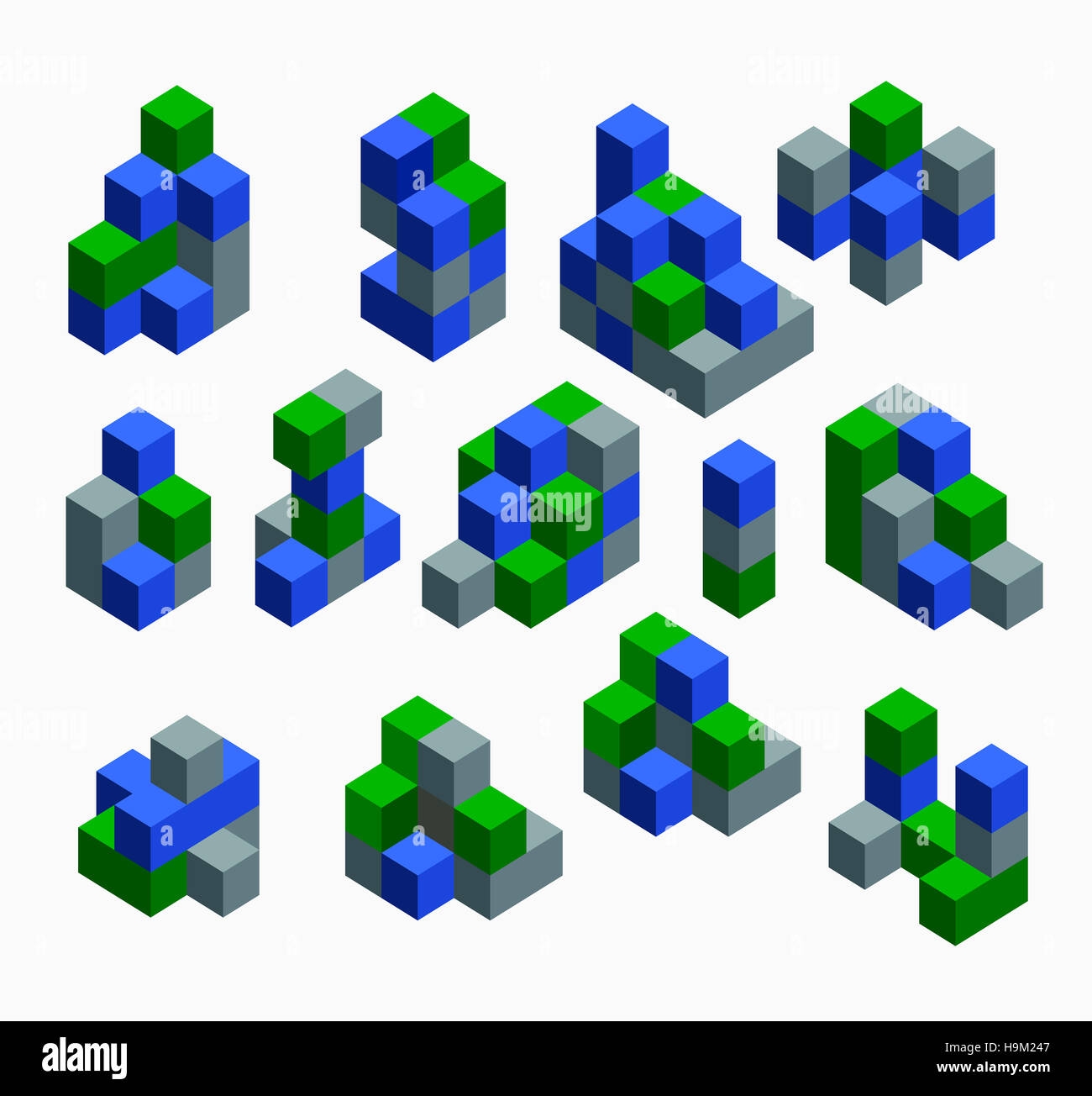 Maze Cube Template Hi res Stock Photography And Images Alamy