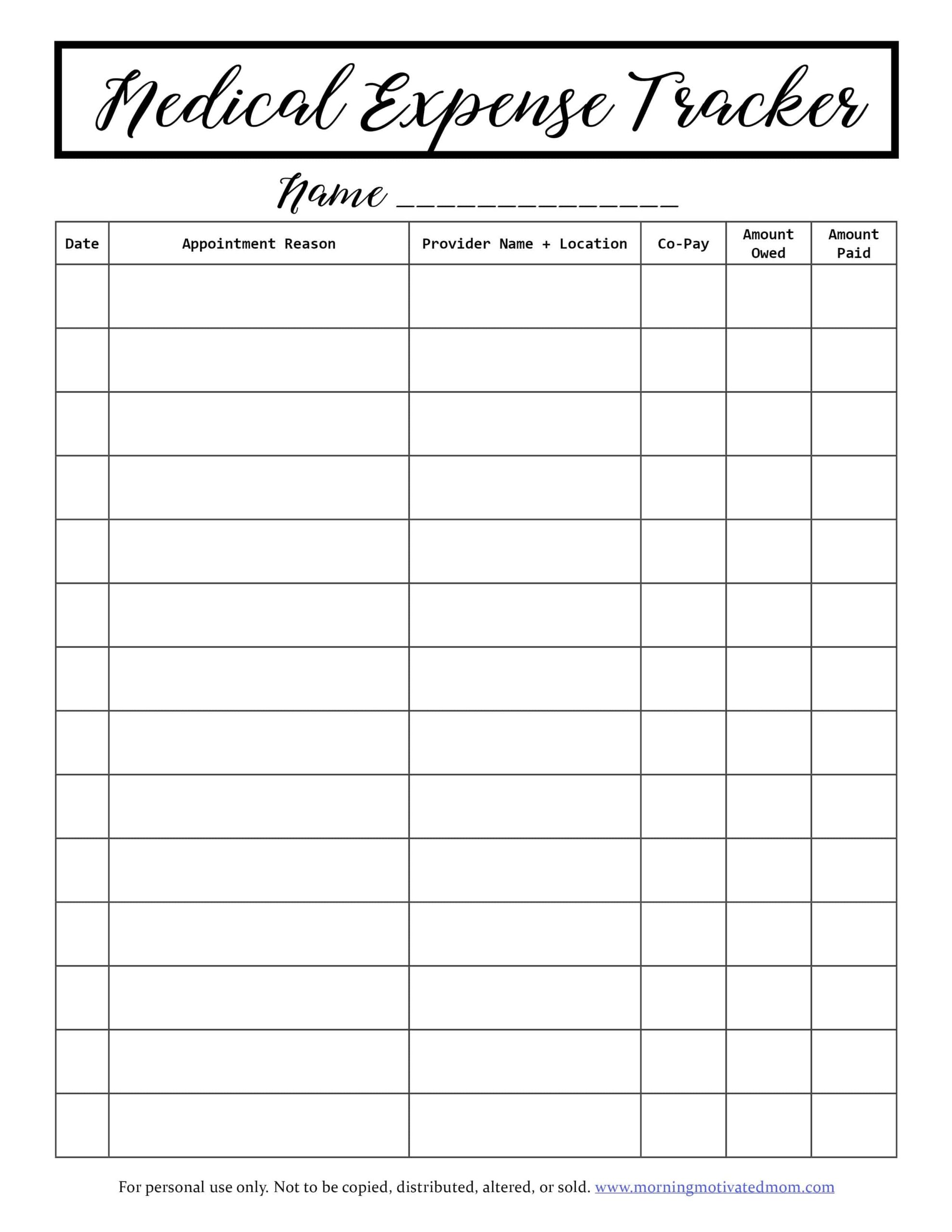 Medical Expense Printable How To Save On Prescriptions Morning 