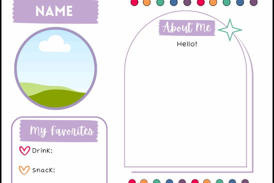 Meet The Teacher Printable Teaching Mama