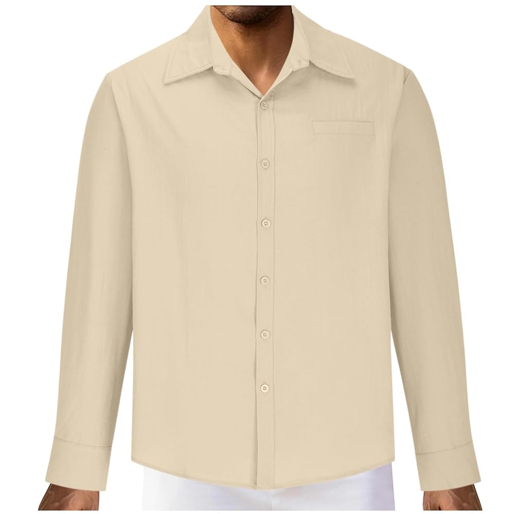 cream colored dress shirt