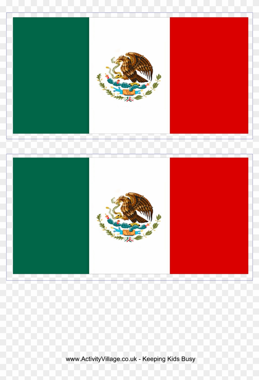 Mexican Flag Pictures To Print Mexican Flag HD Png Download 