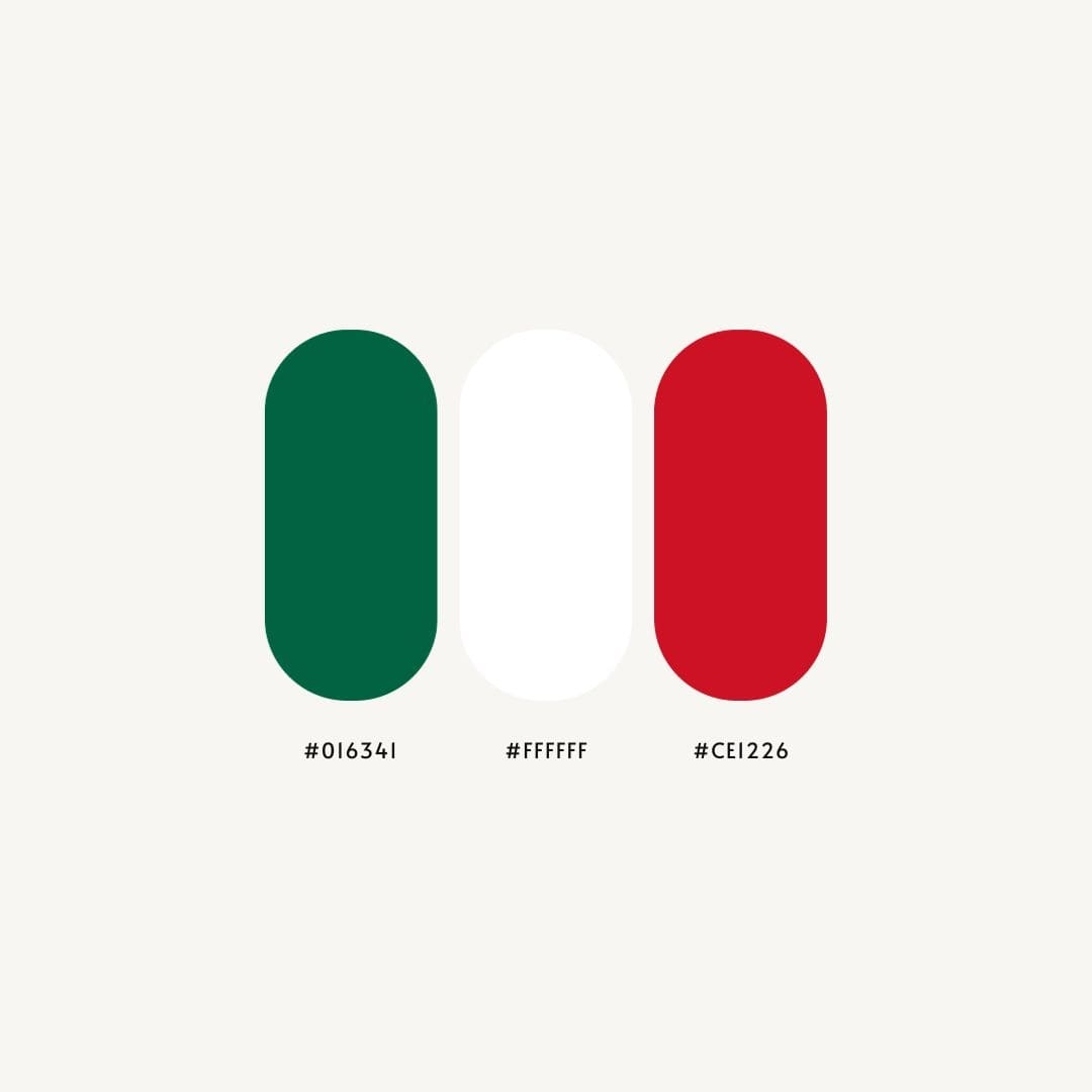 mexican flag to color