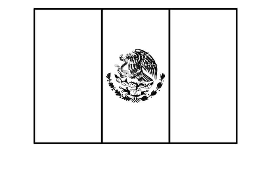 Mexico Flag Coloring Page Fun And Educational Activity