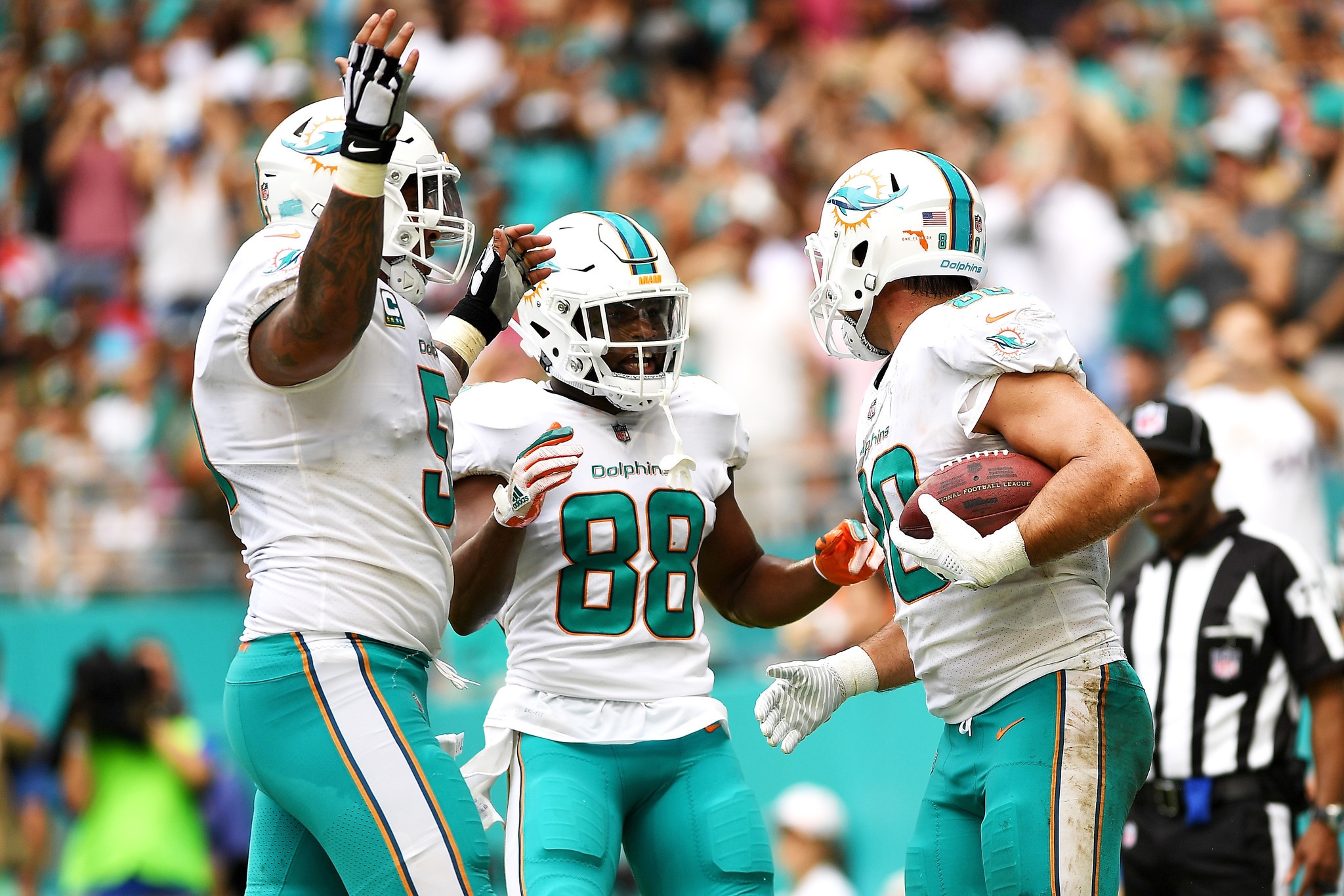 miami dolphins color rush jersey