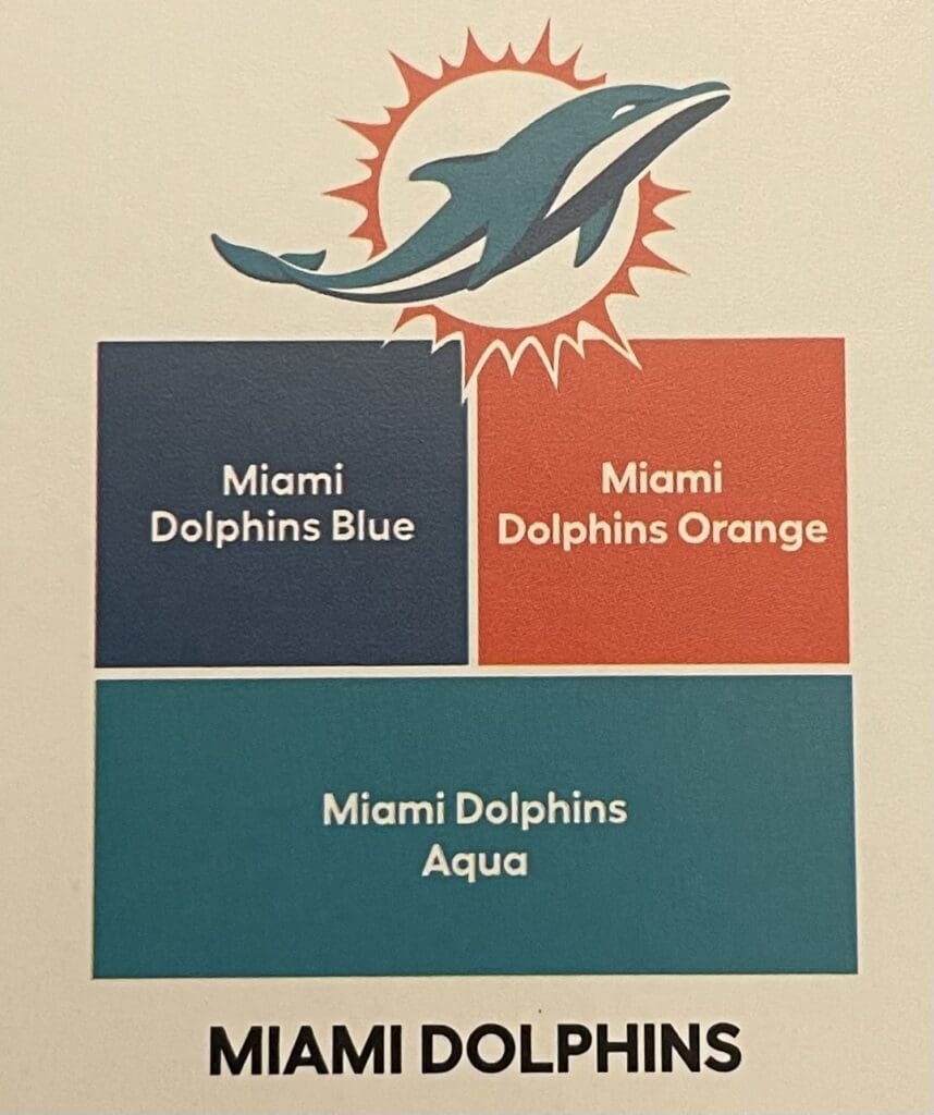 dolphins miami colors