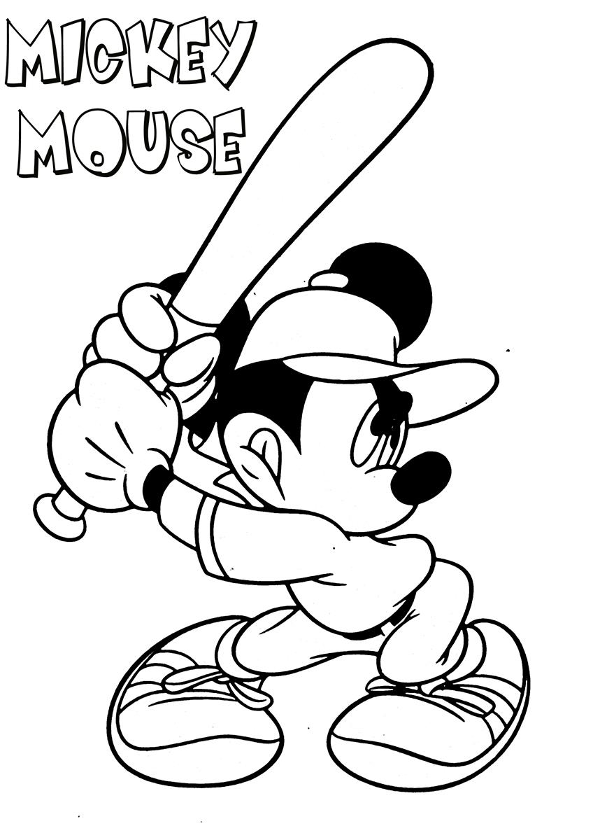 mickey mouse printable coloring pages
