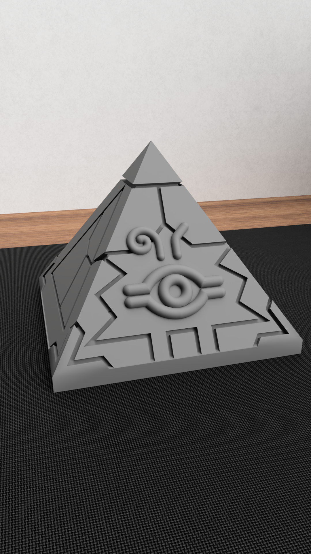 millennium puzzle template with square base