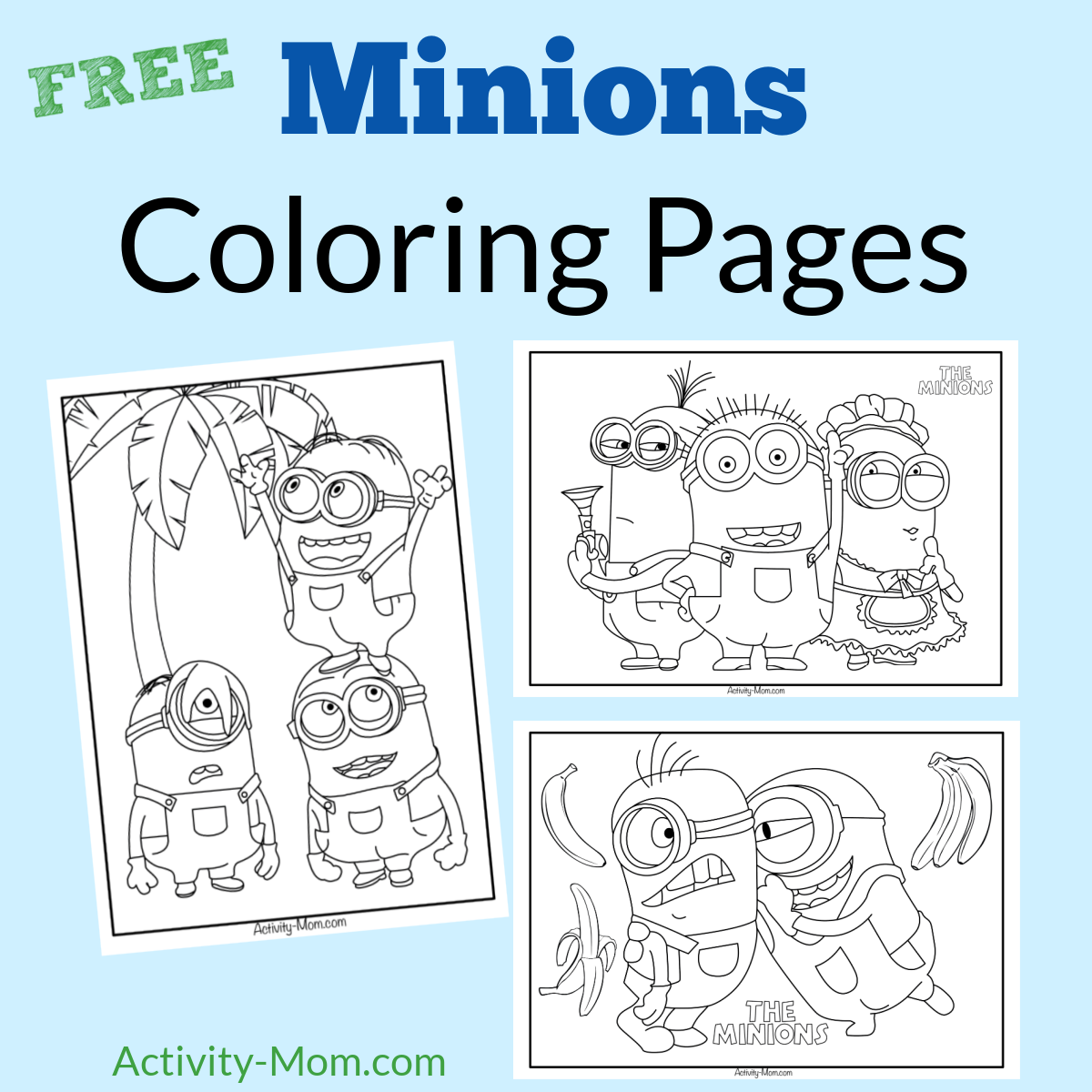 printable minion coloring pages