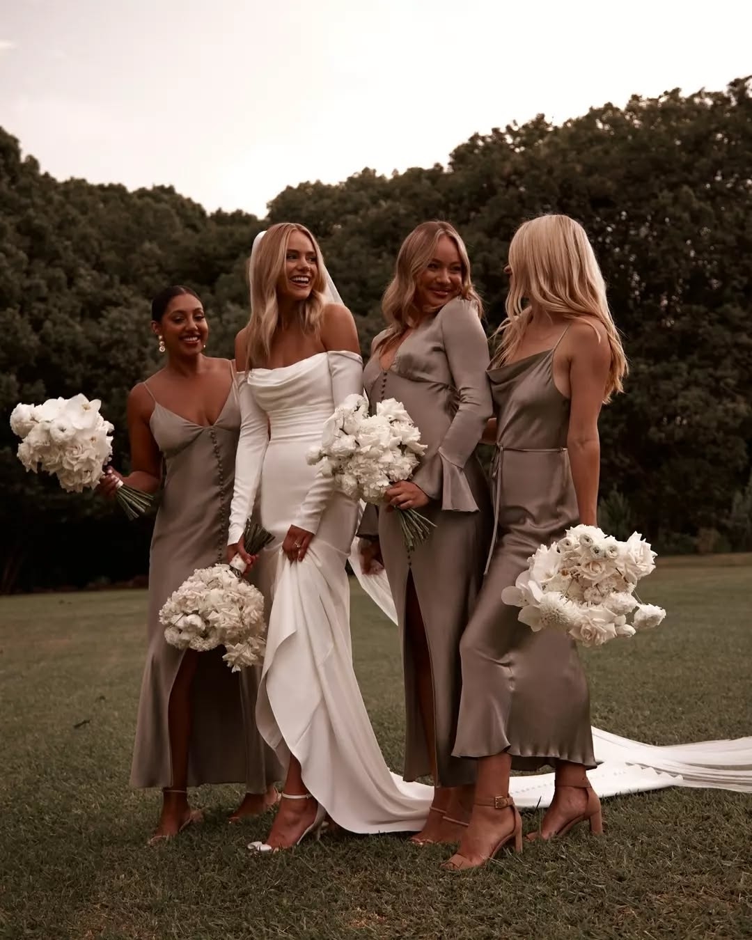Mocha Bridesmaid Dresses Pantone Colour Of The Year 2025