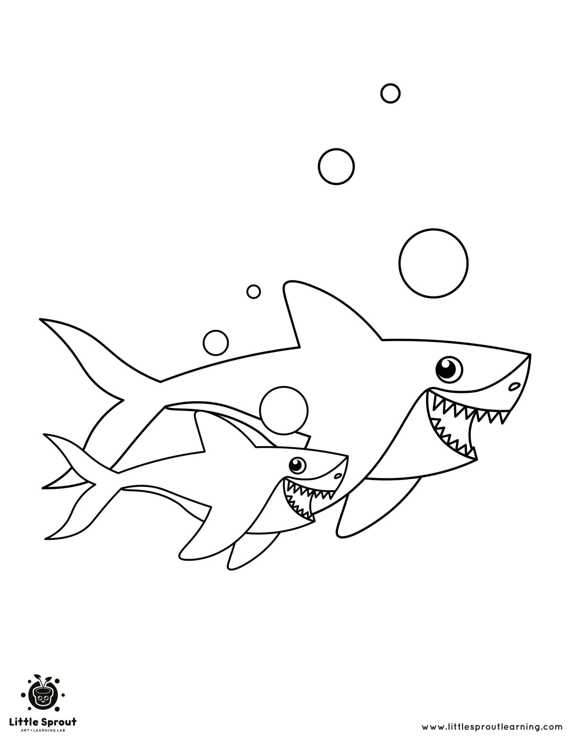 baby shark coloring sheets