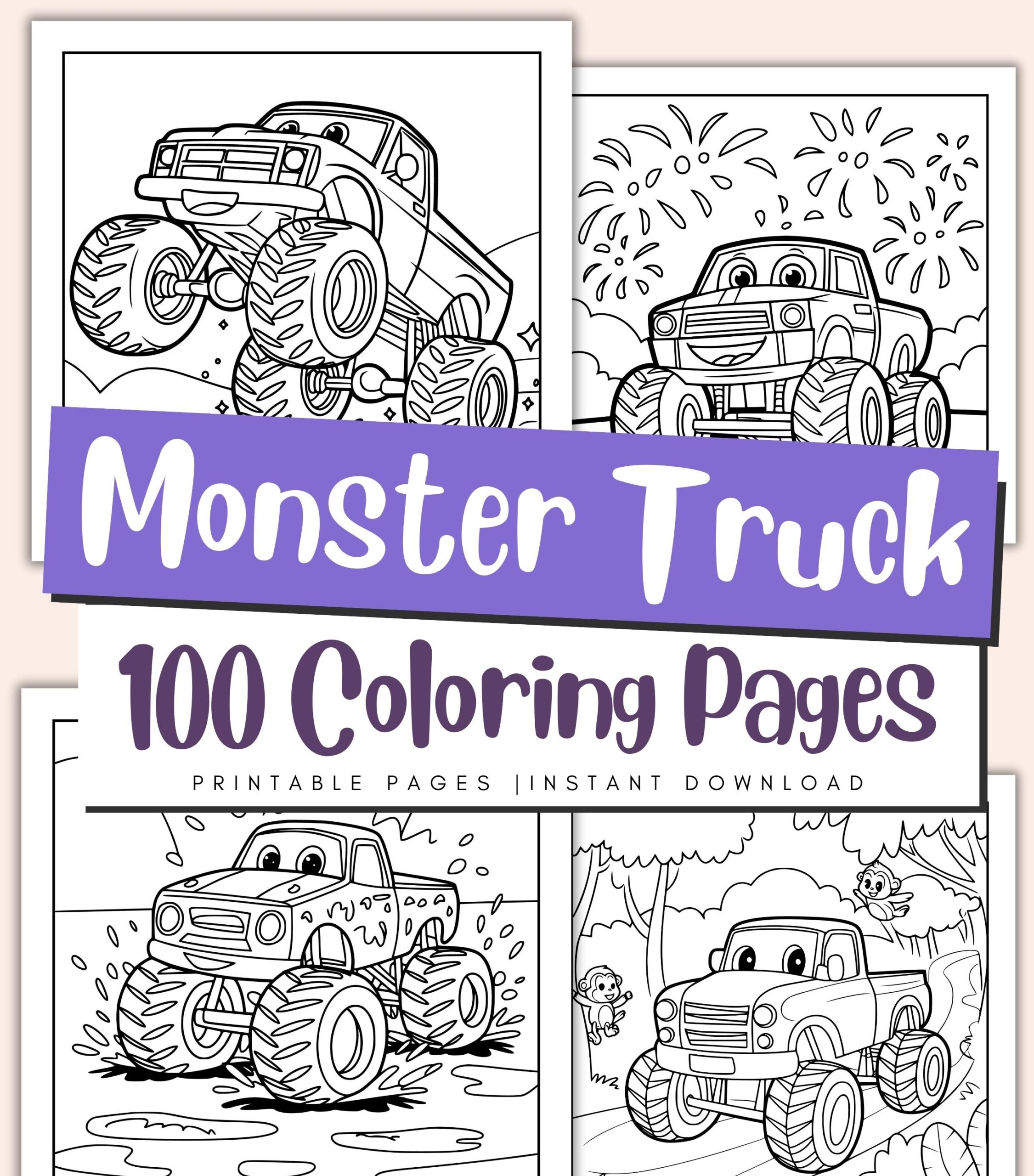 blaze and the monster machines pictures to color