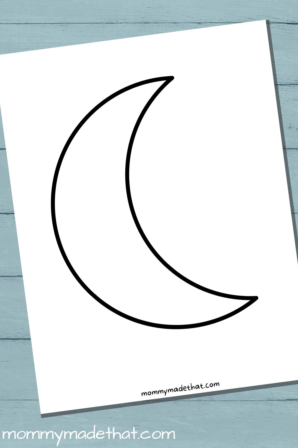 Moon Templates Lots Of Free Printables 