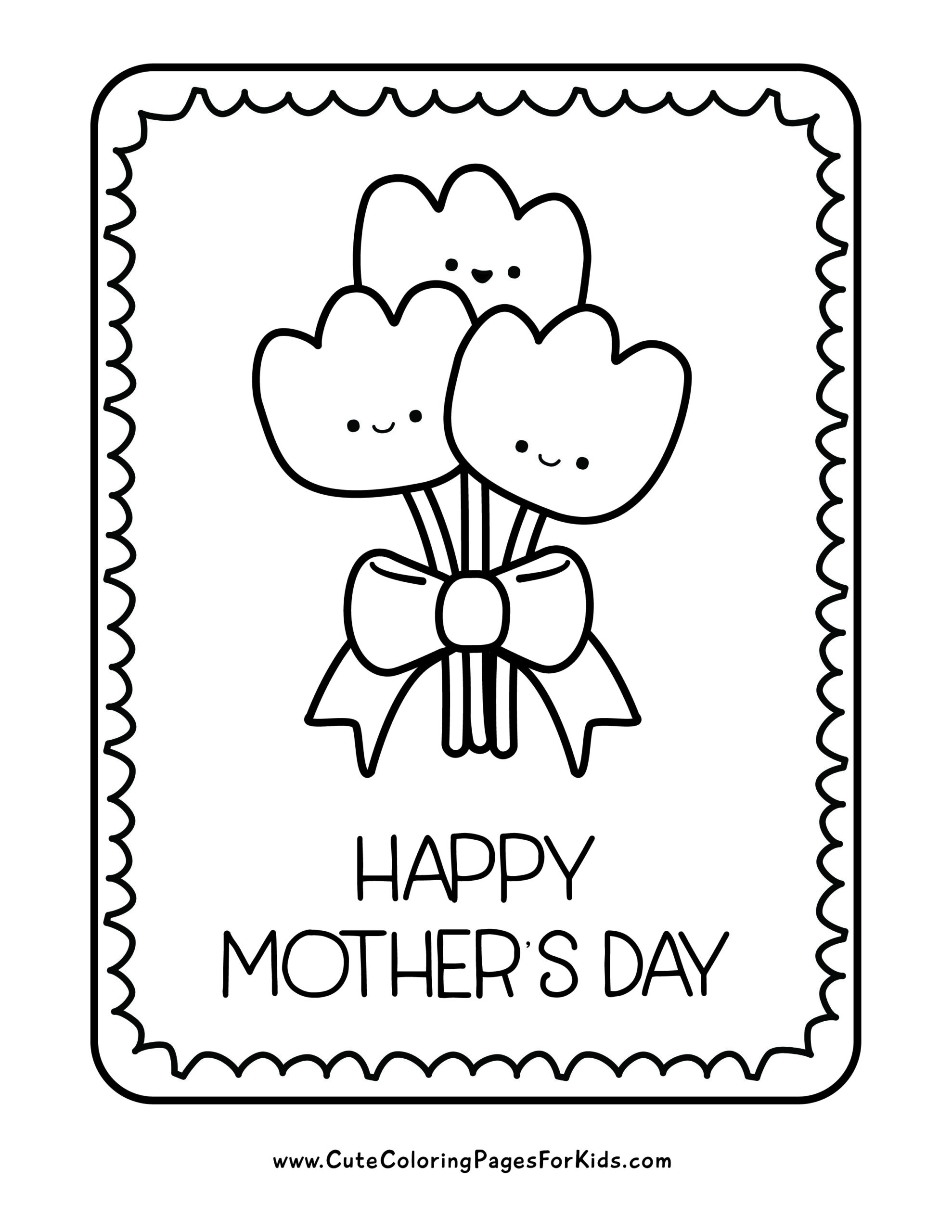 Mother s Day Coloring Pages 19 Free Printables Cute Coloring 